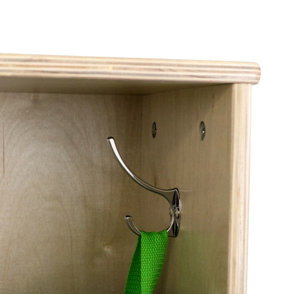 Factory Direct Partners Birch 5-Section Locker Hook Close Up