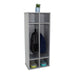 Factory Direct Partners Laminate 2 Section Coat Locker Front View To Scale