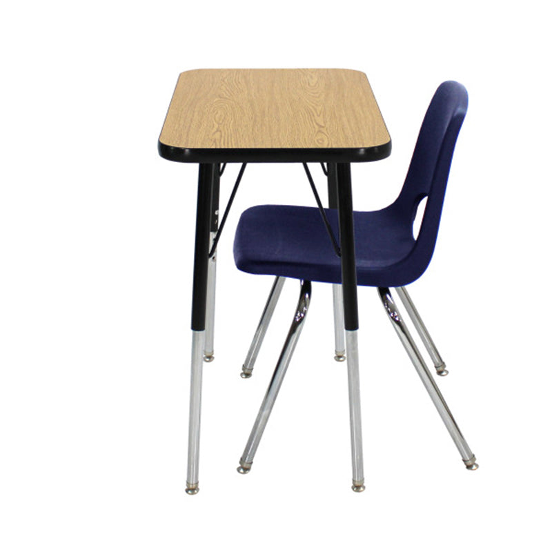 Rectangle T-Mold 18" x 30" Activity Table With Stack Chair